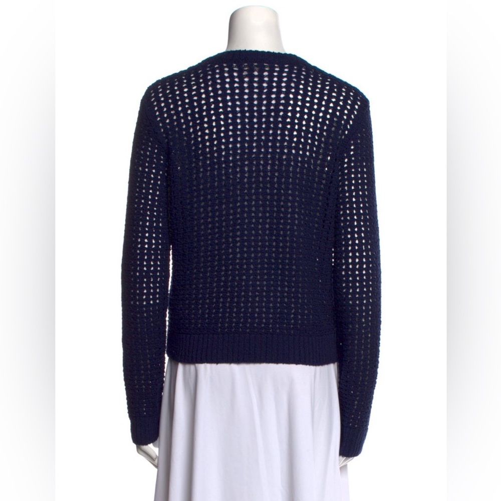 Frame Blue Cardigan Sweater